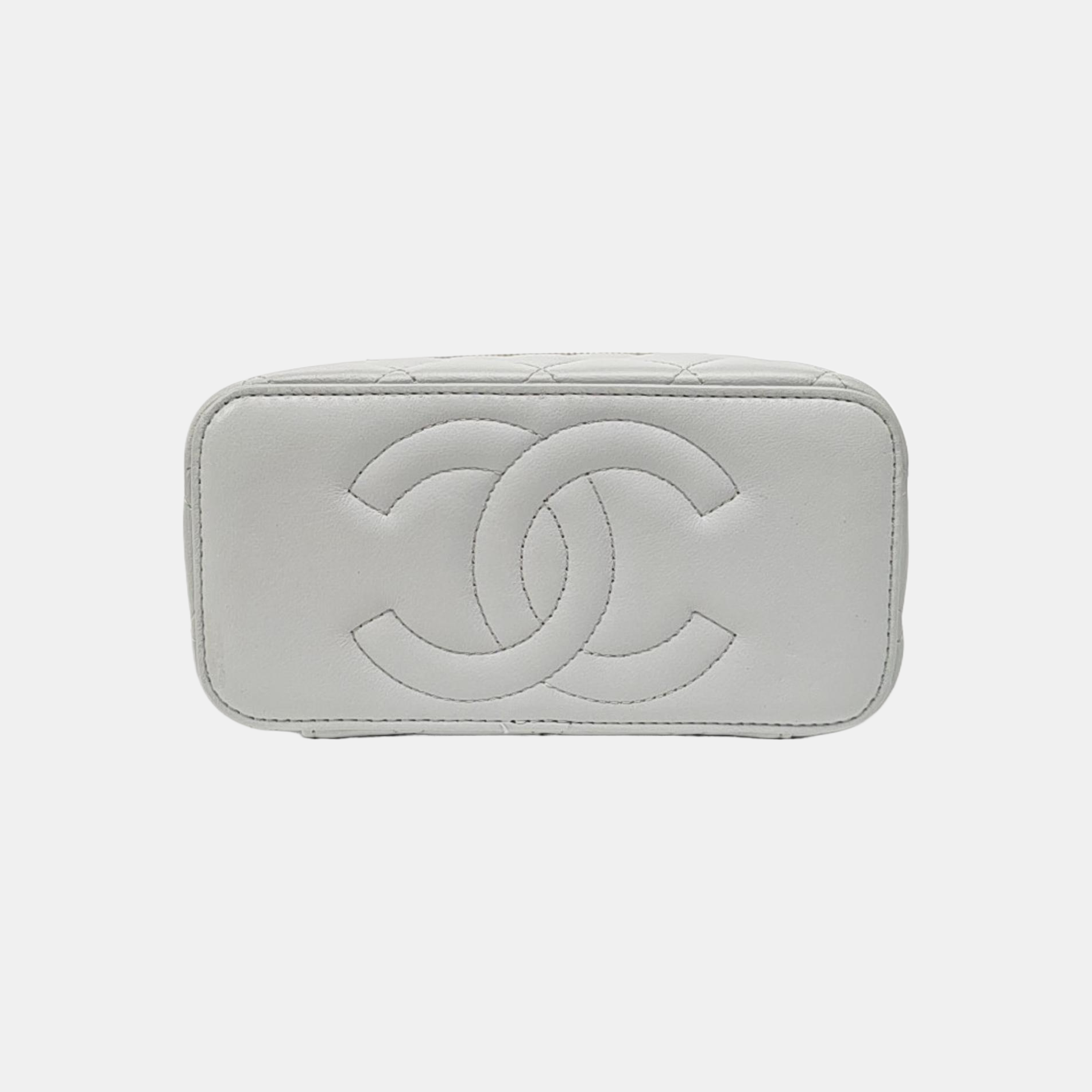Quilted Lambskin Shoulder Bag Blue