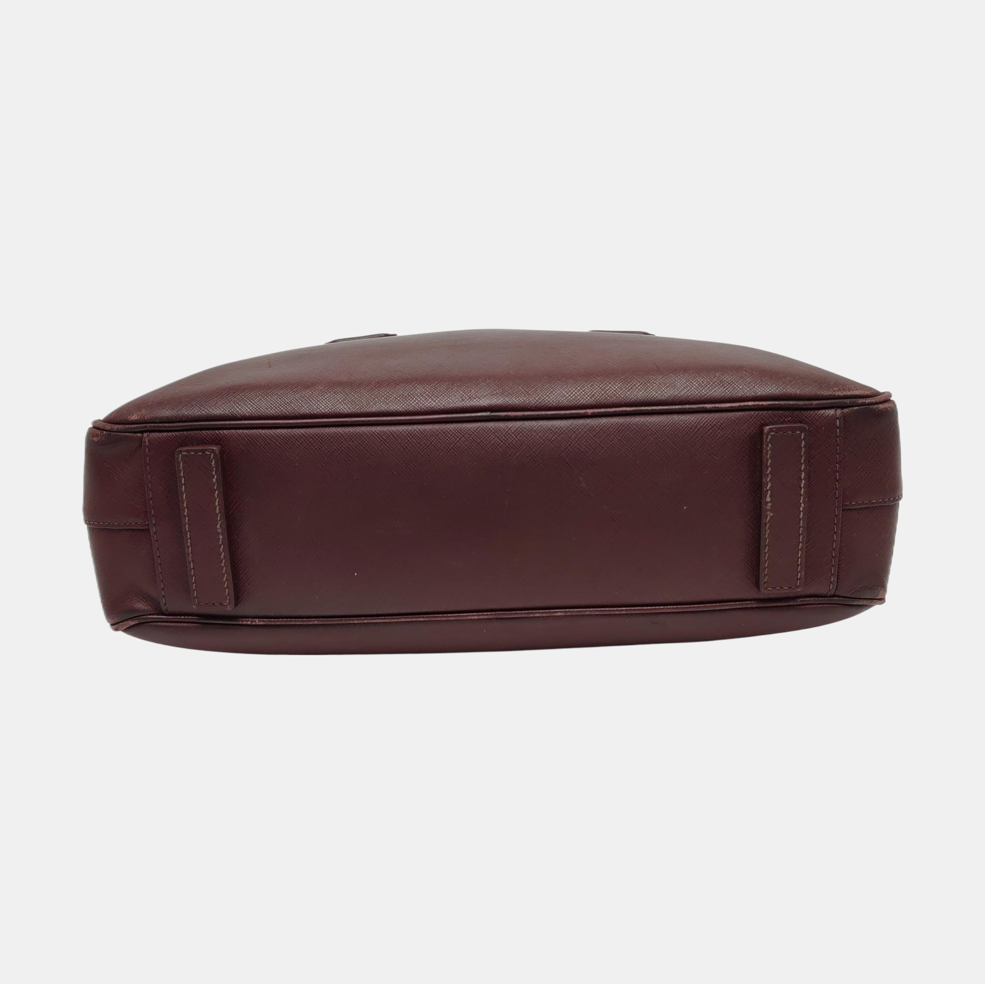 Saffiano Calfskin Top Handle Bag Red