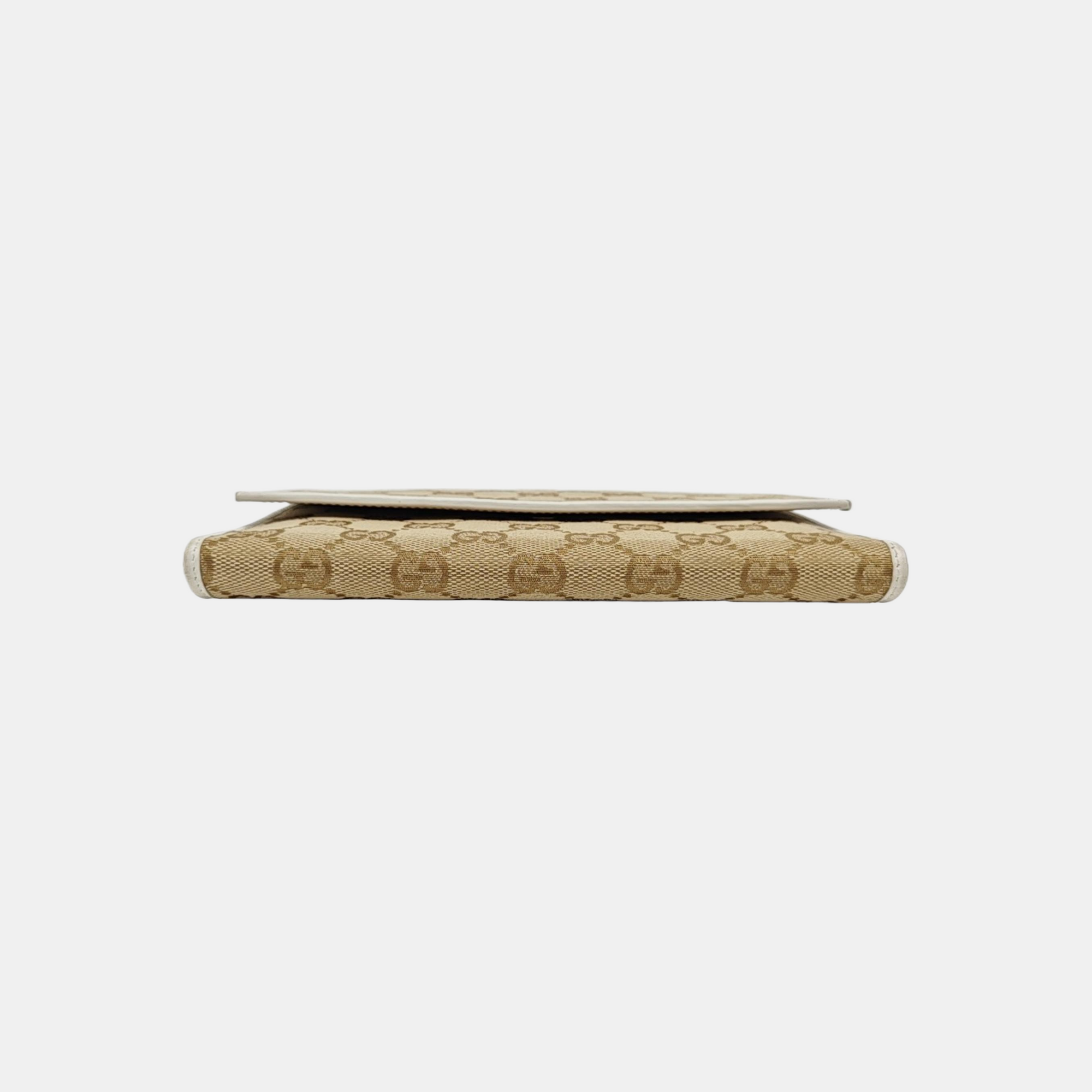 Monogram Canvas Wallet Beige