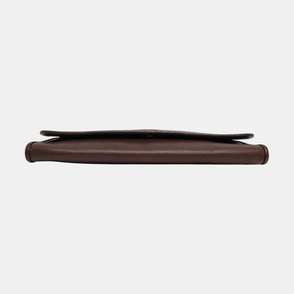 Calfskin Top Handle Bag Brown