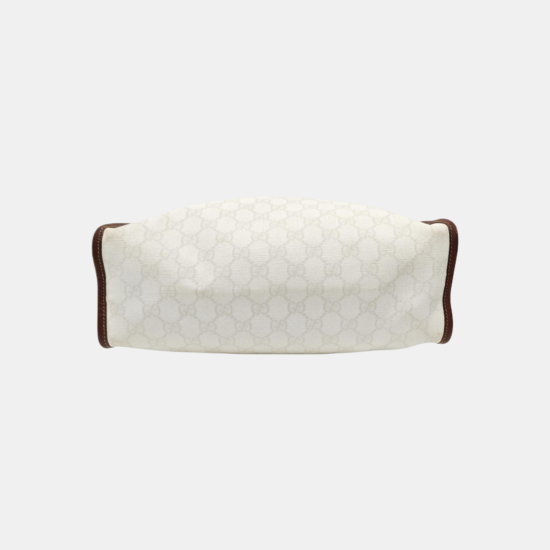 Monogram Coated Canvas Tote Bag White