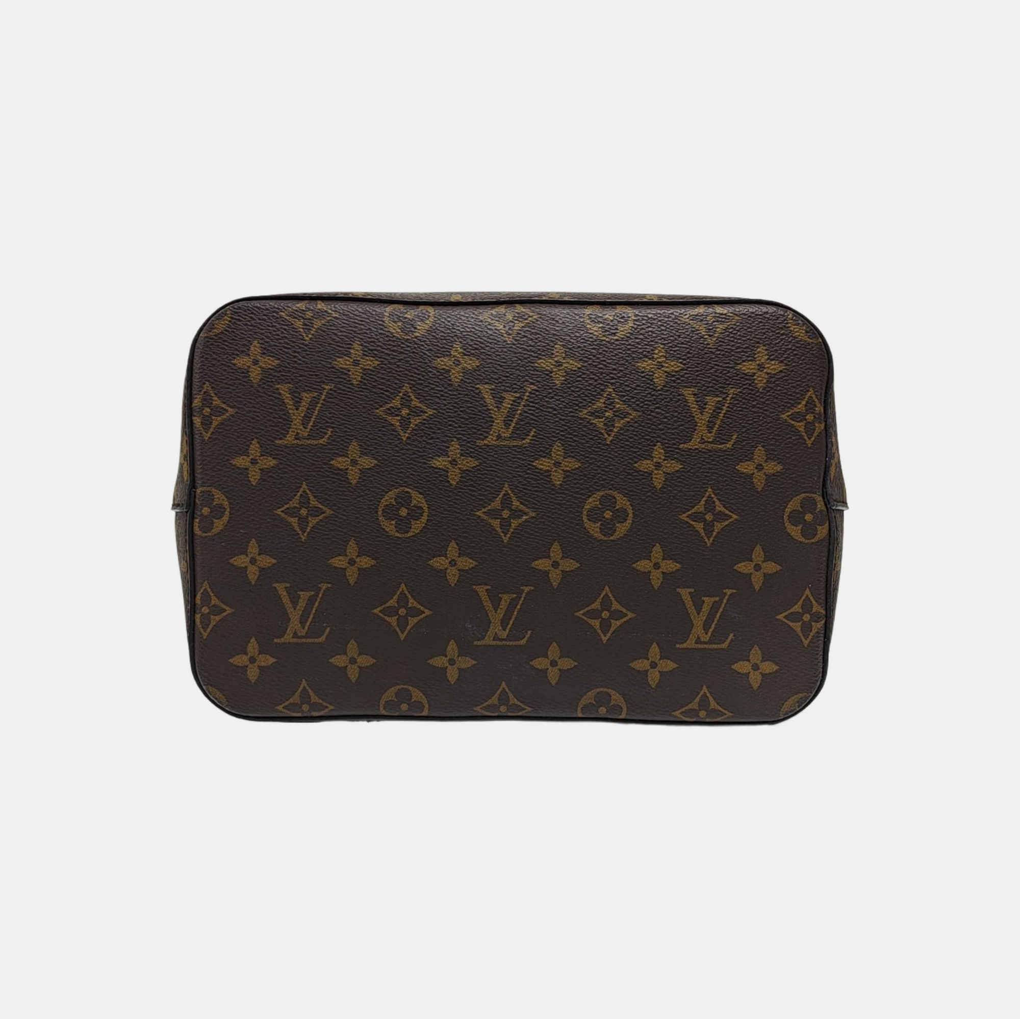 NÉONOÉ MM Monogram Coated Canvas Brown