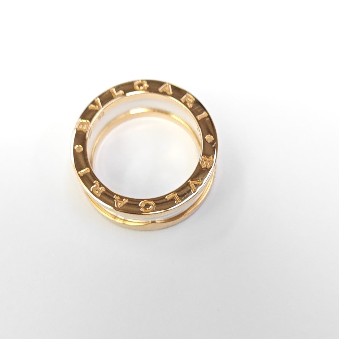 B.ZERO1 18k Rose Gold Ring EU 52