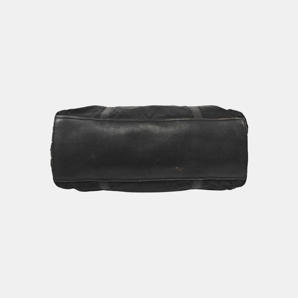 Nylon Shoulder Bag Black