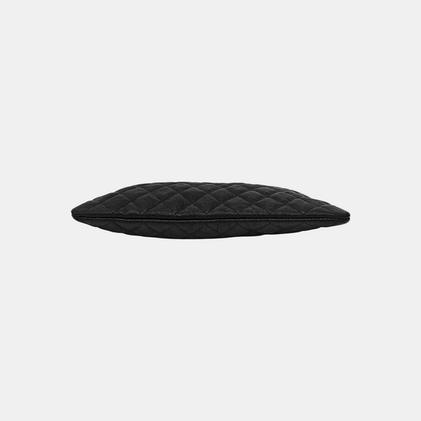 BOY CHANEL Large Quilted Grained Calfskin Black