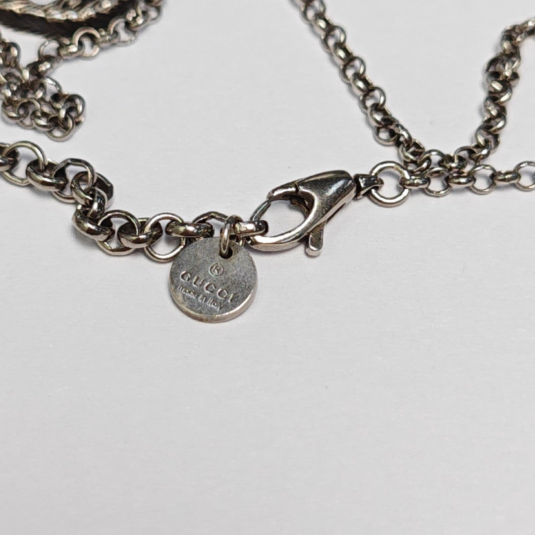 Interlocking G 925 Sterling Silver Necklace