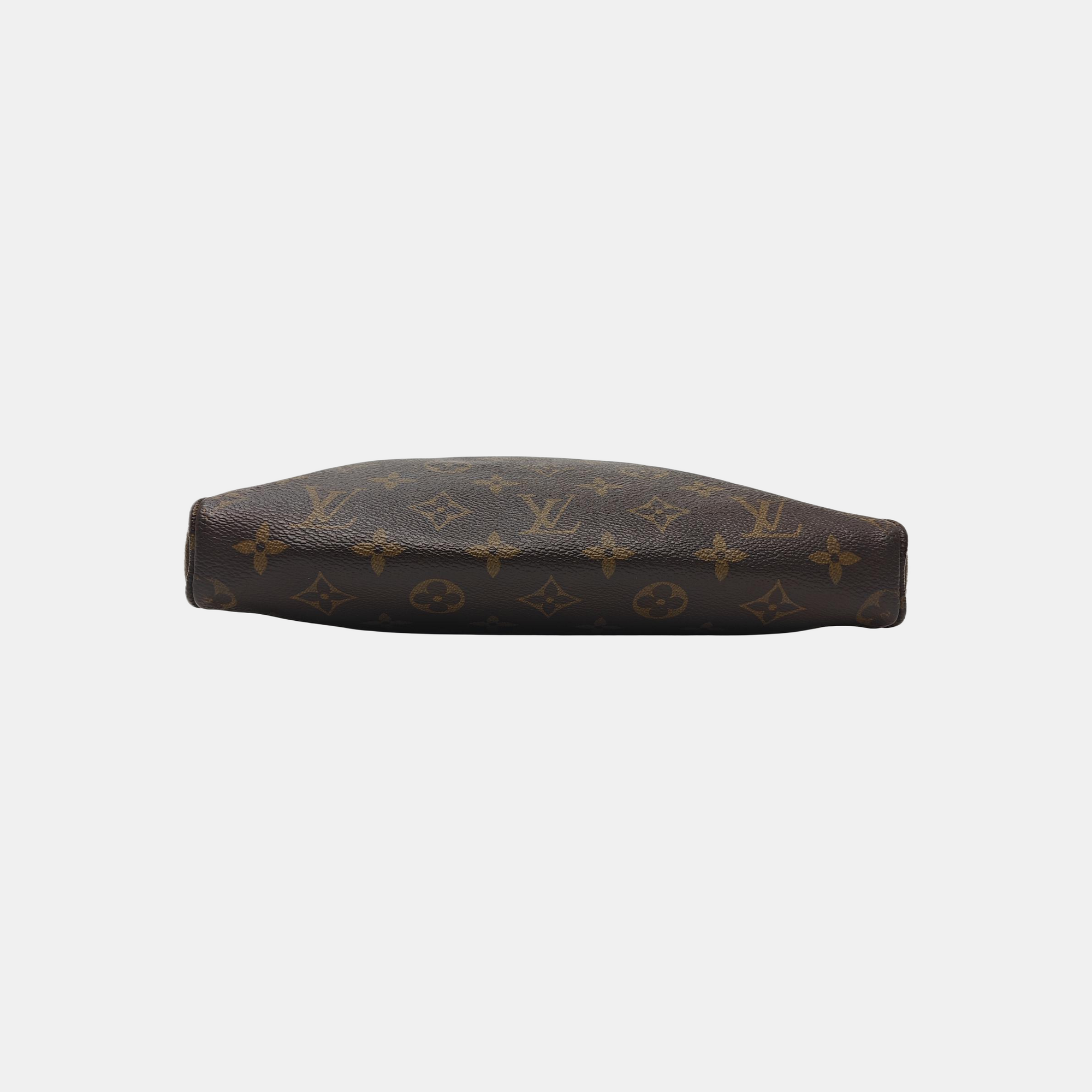 TROTTEUR Monogram Coated Canvas Brown