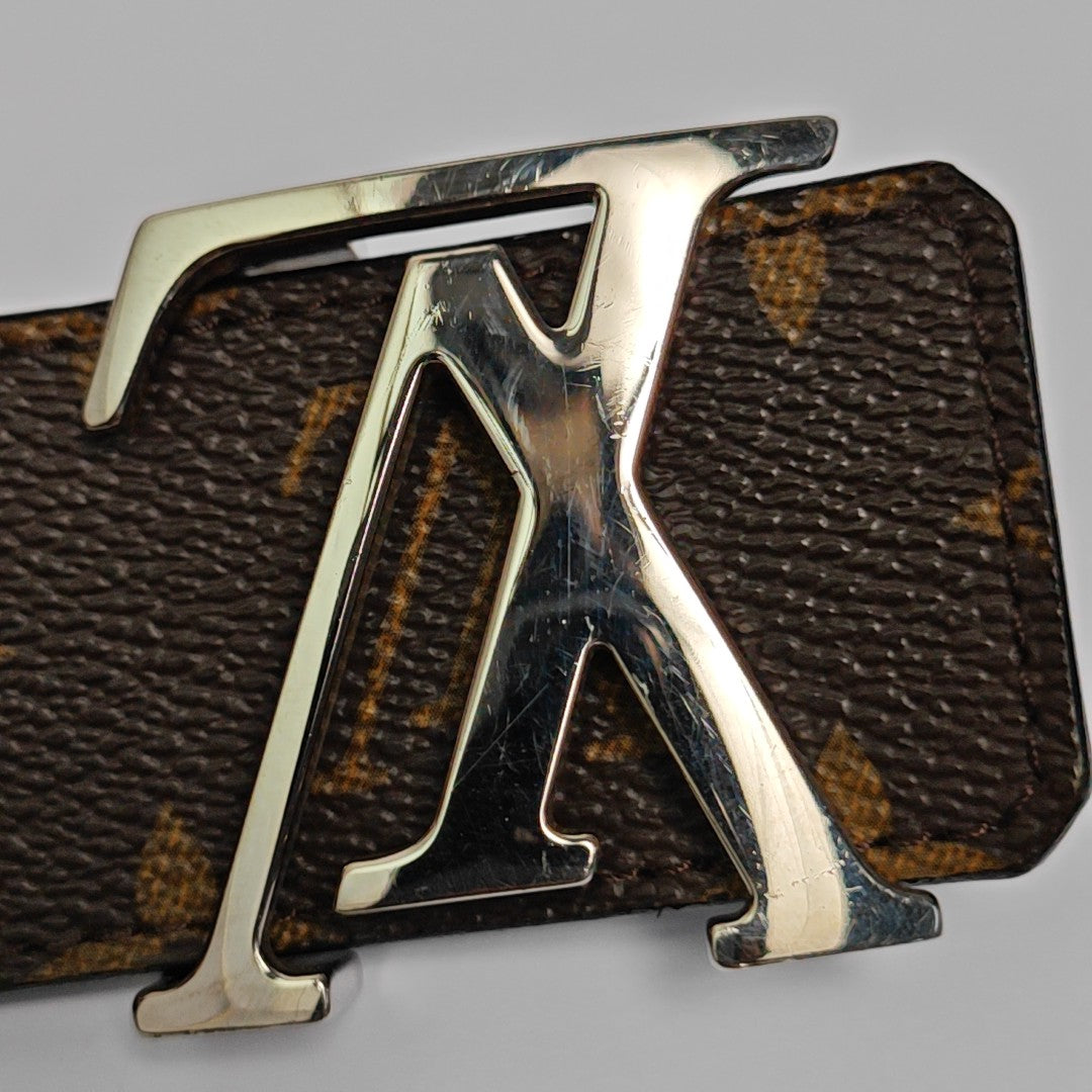 Coated Canvas Belt Brown