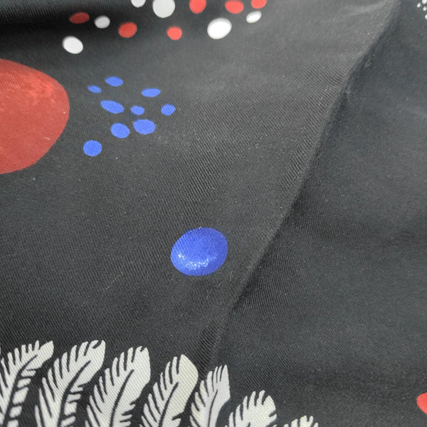 Black Mulberry Silk Scarf