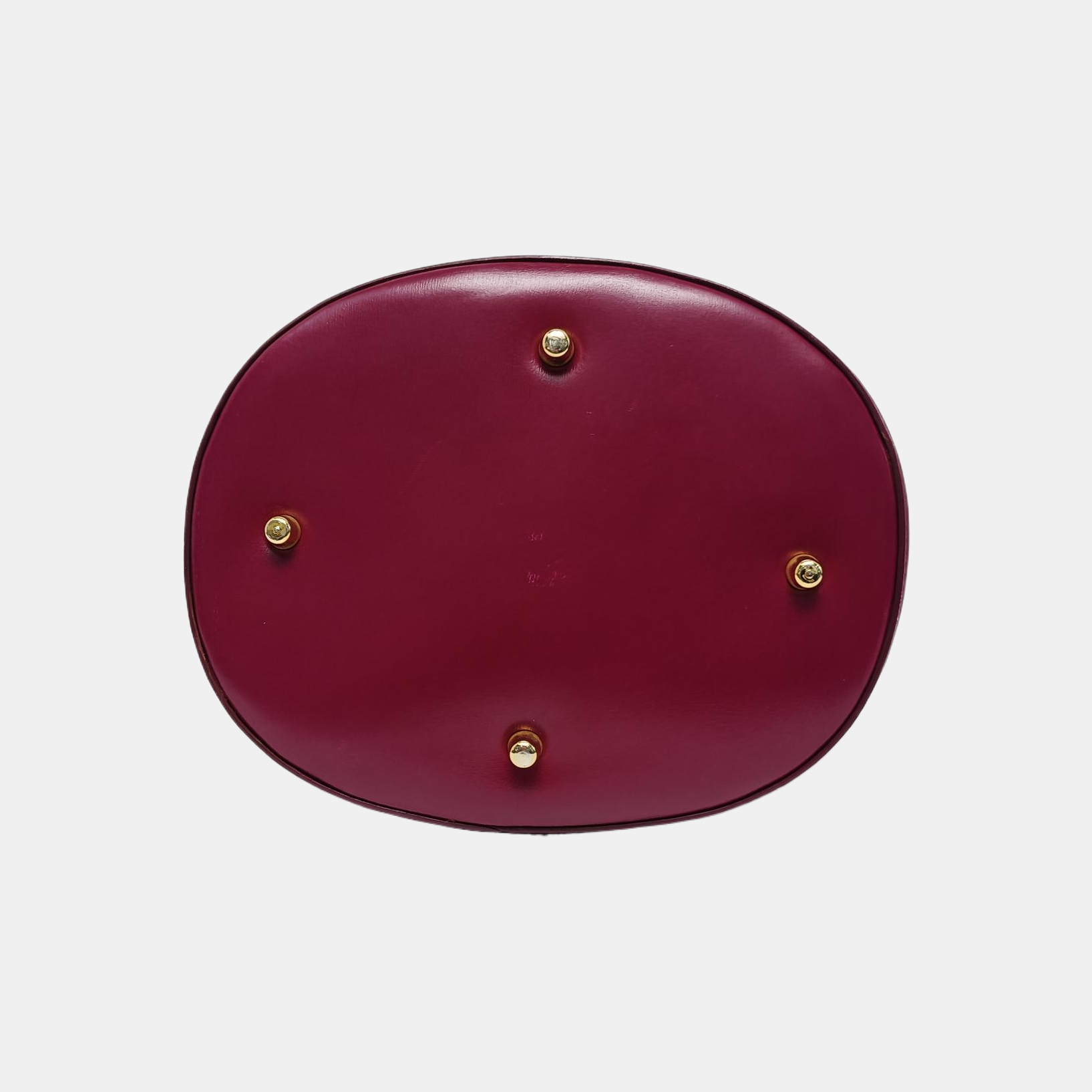 Calfskin Bucket Bag Red