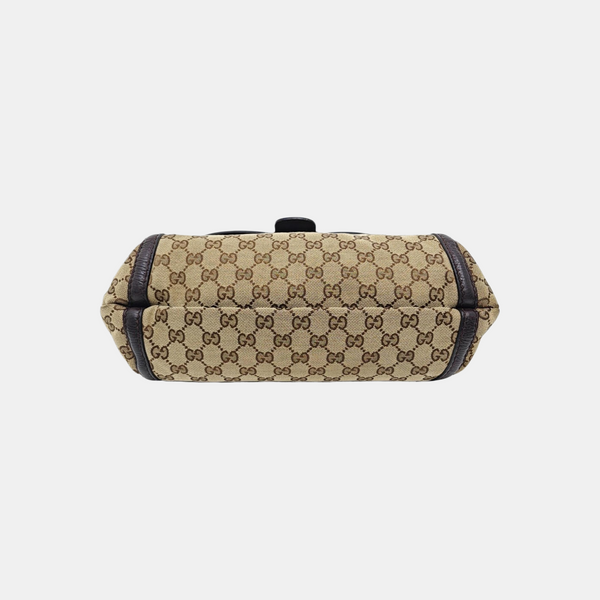 Monogram Canvas Top Handle Bag Beige