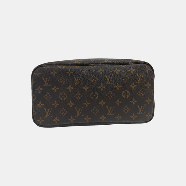 NEVERFULL MM Monogram Coated Canvas Brown