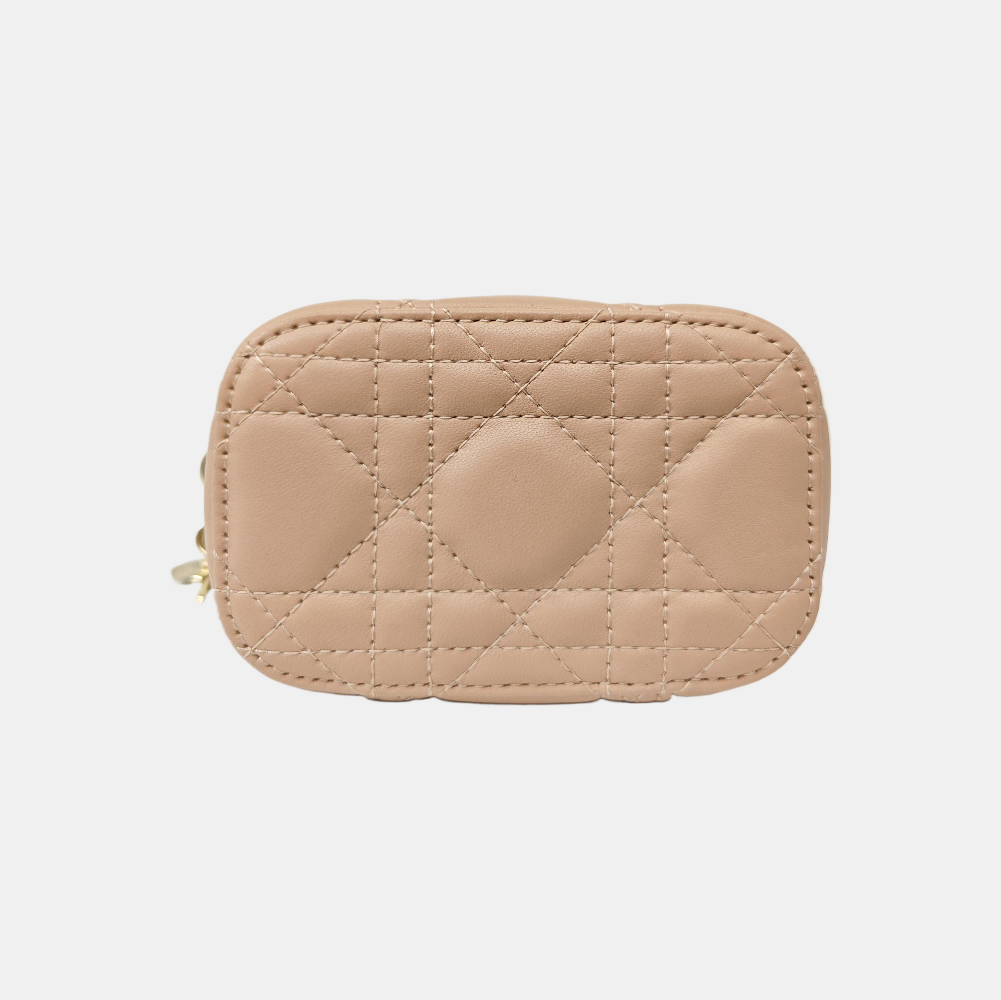Lady Dior Super Mini Cannage Lambskin Pink