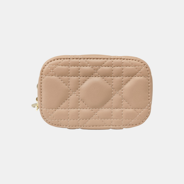 Lady Dior Super Mini Cannage Lambskin Pink