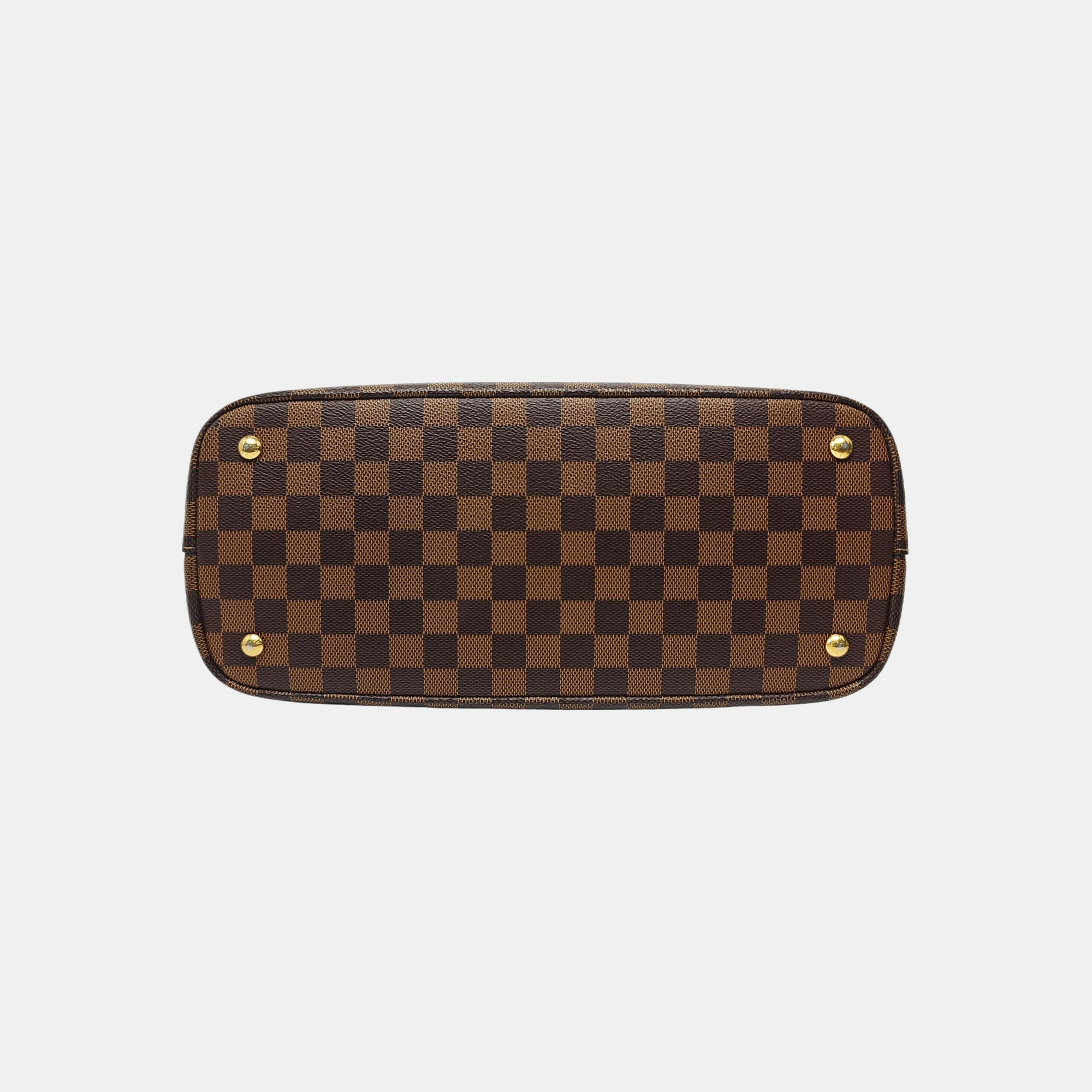 KENSINGTON BOWLING Damier Ebene Coated Canvas Brown