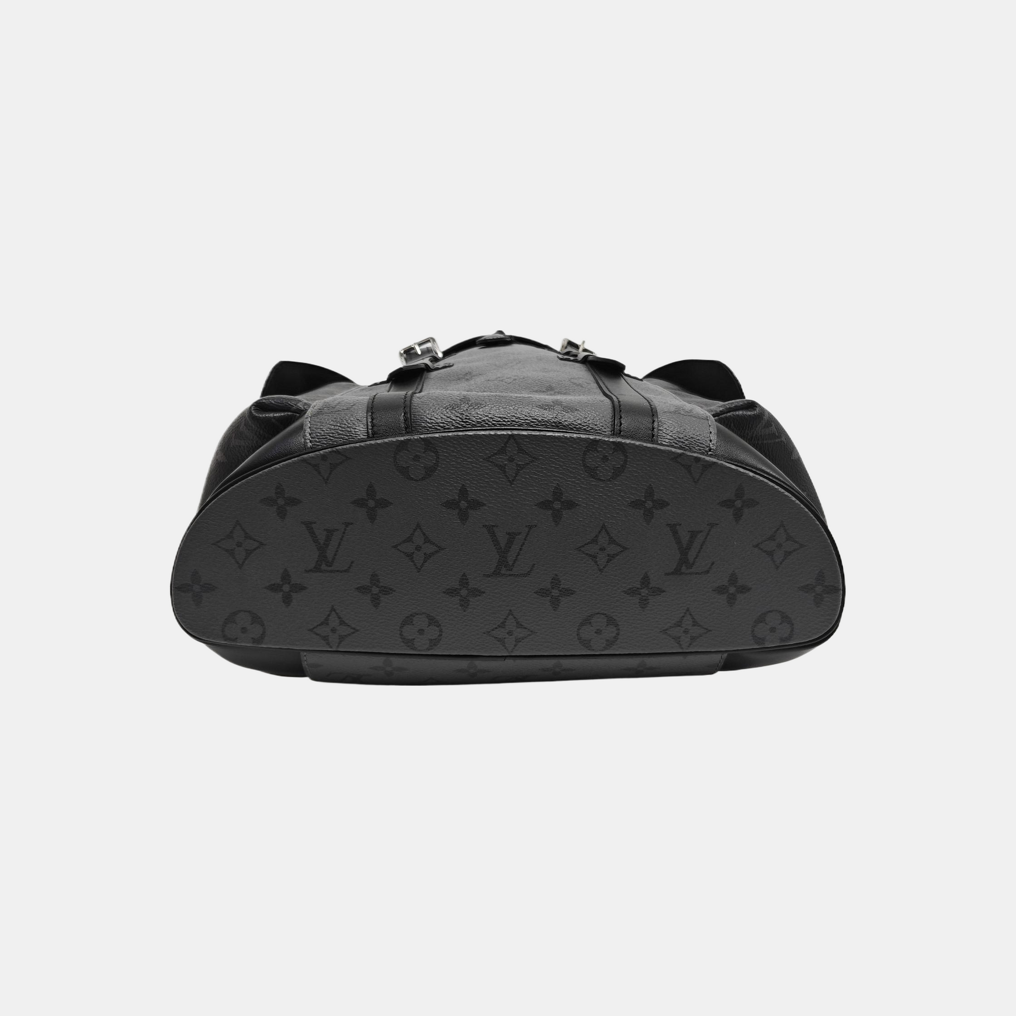 CHRISTOPHER PM Monogram Coated Canvas Gray