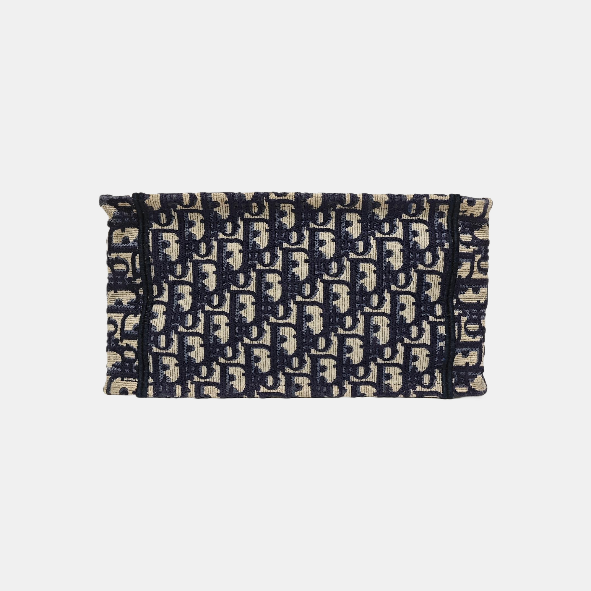 Book Tote Small Oblique Canvas Blue
