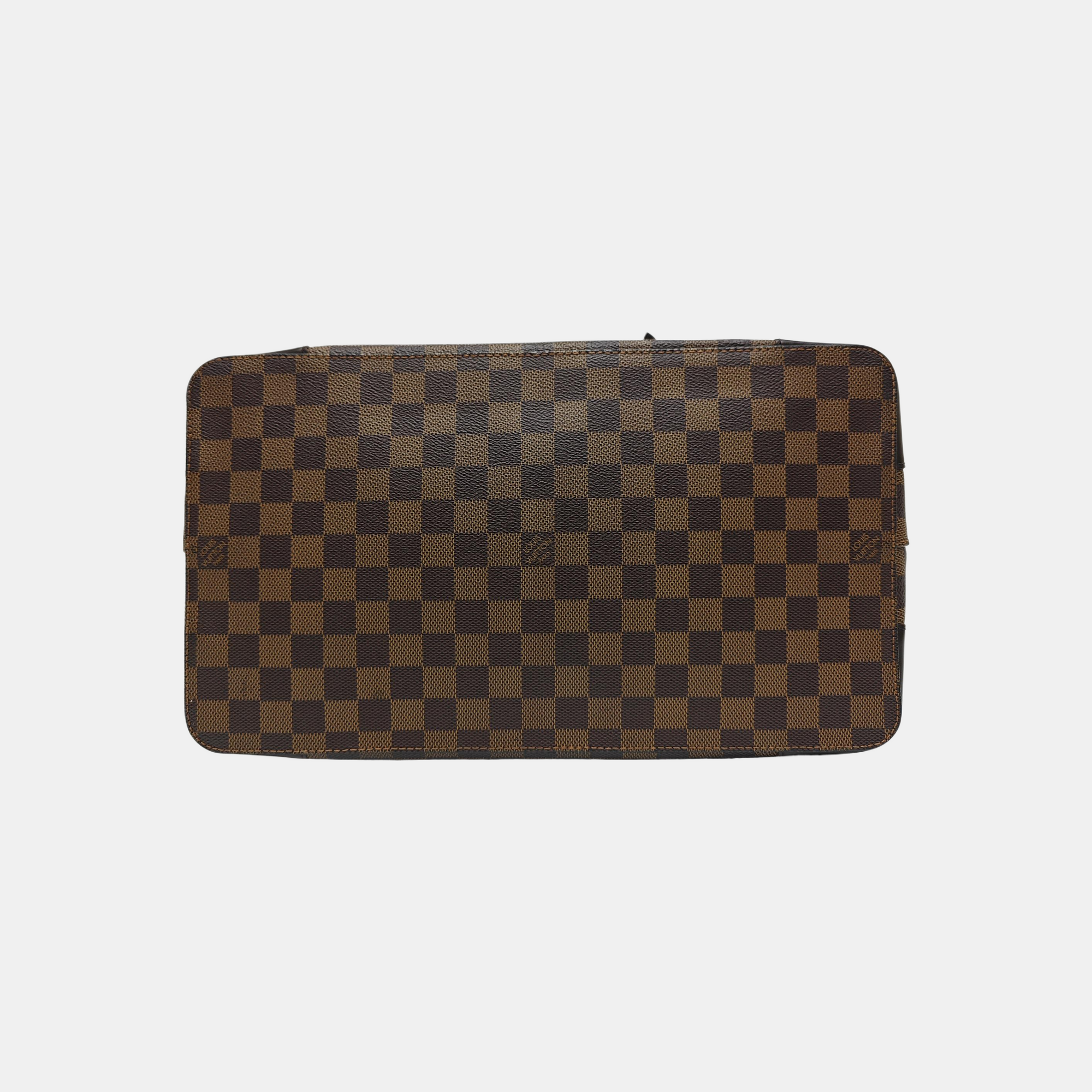 HAMPSTEAD GM Damier Ebene Coated Canvas Brown