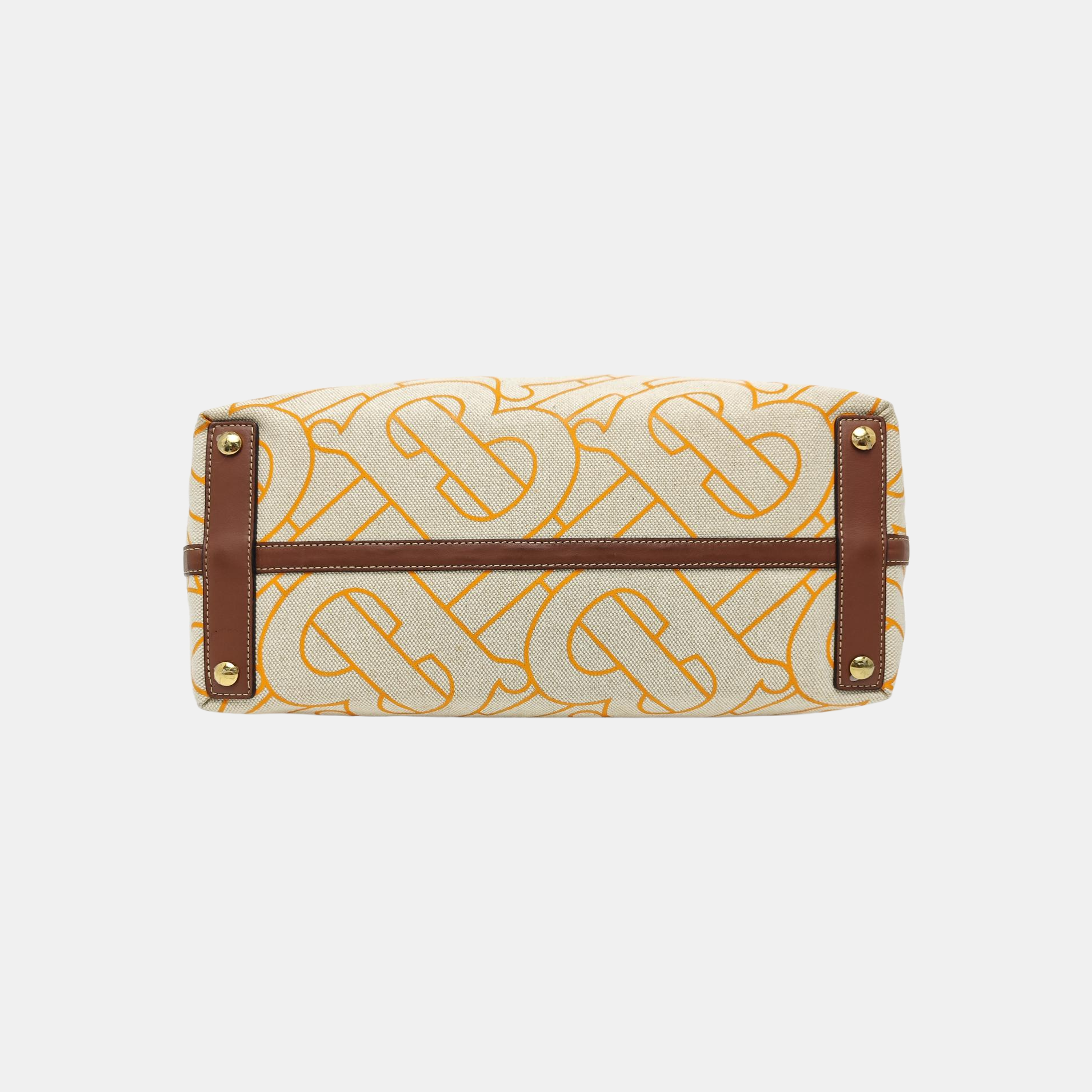 The Belt Medium Canvas Beige