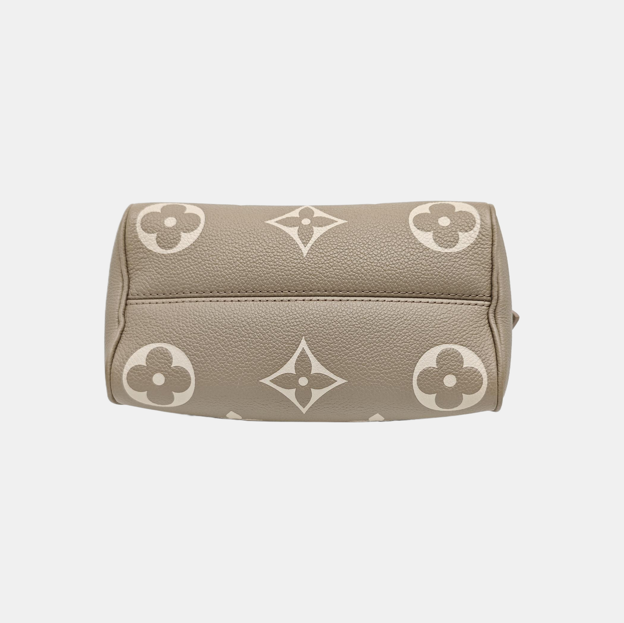 SPEEDY 20 Monogram Calfskin Gray