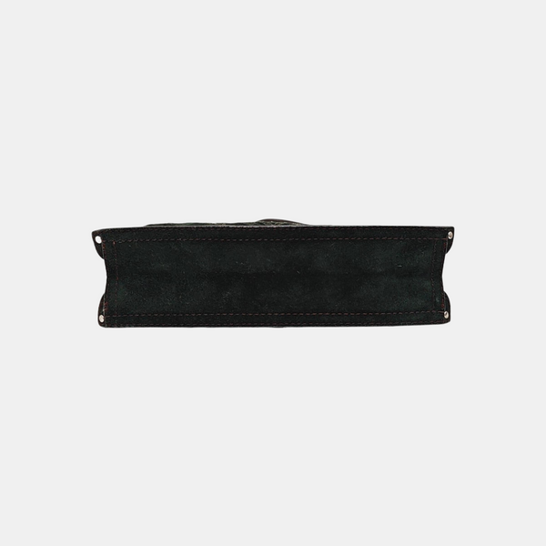 Suede Shoulder Bag Green
