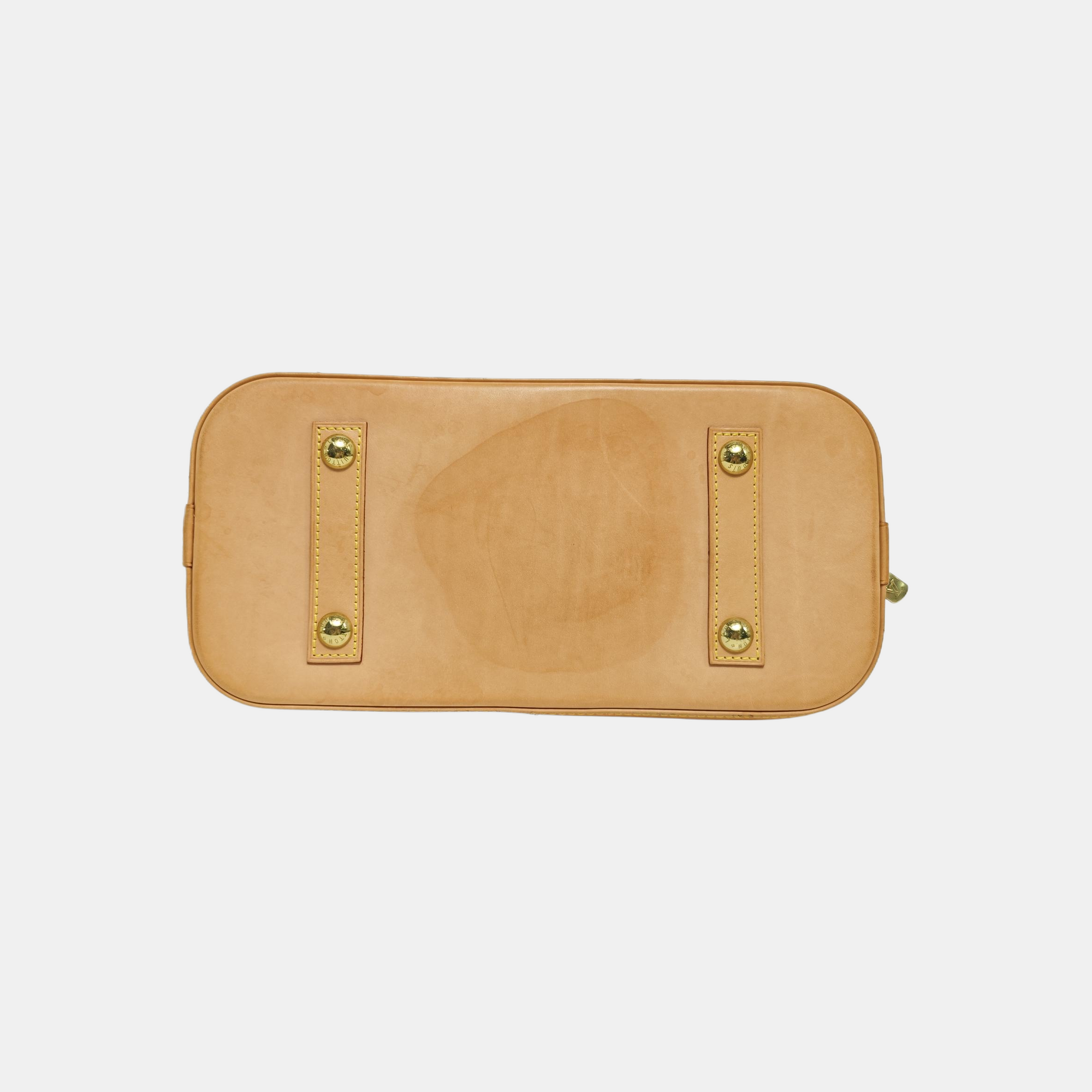 ALMA PM Monogram Coated Canvas Brown
