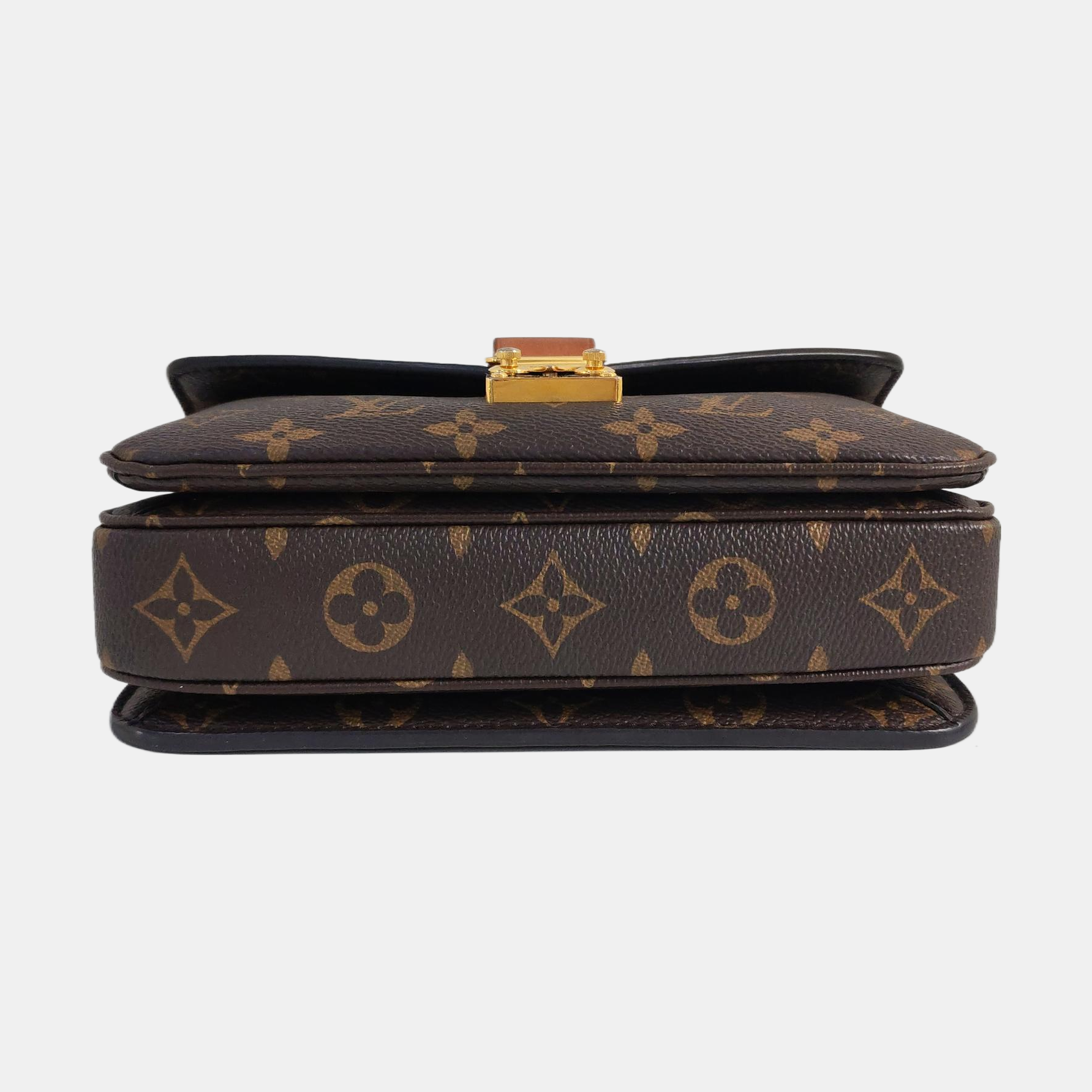 MÉTIS EAST WEST Monogram Coated Canvas Brown