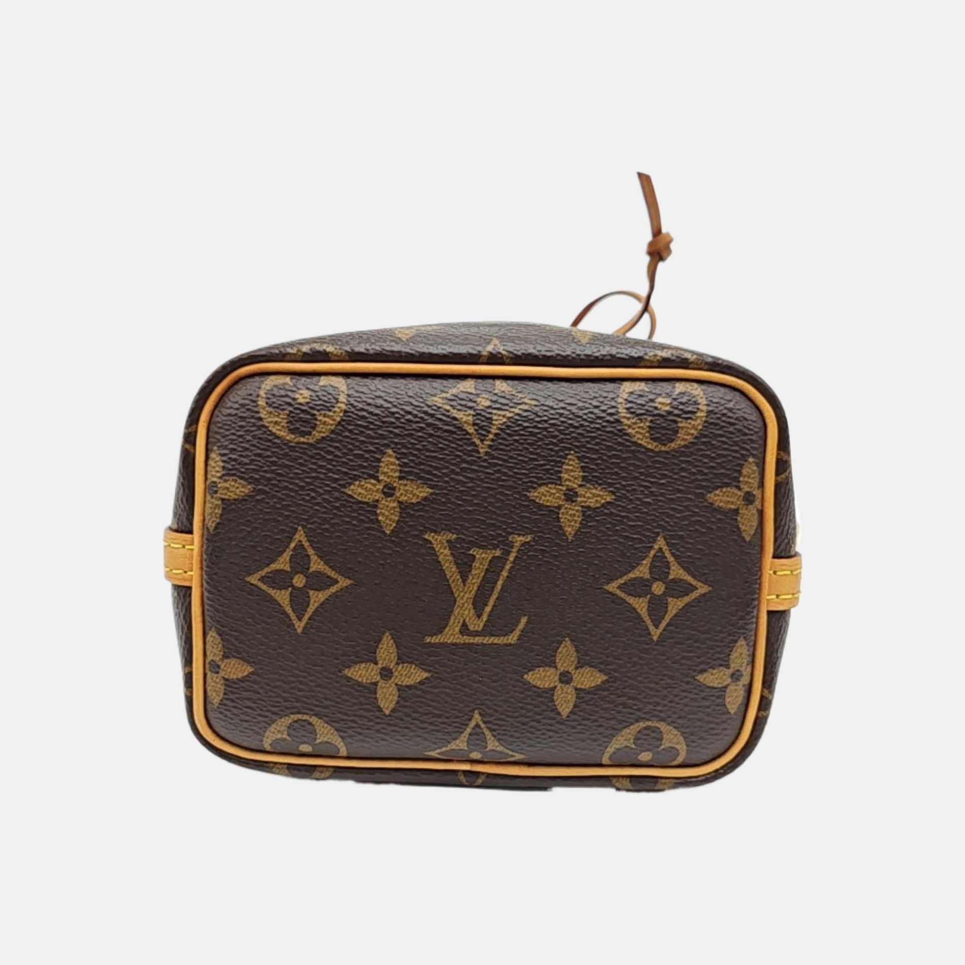 NÉONOÉ Nano Monogram Coated Canvas Brown