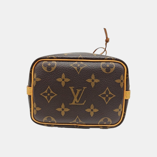 NÉONOÉ Nano Monogram Coated Canvas Brown