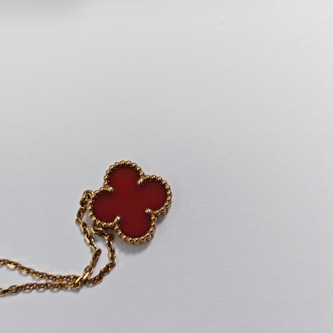Vintage Alhambra 18k Gold Necklace