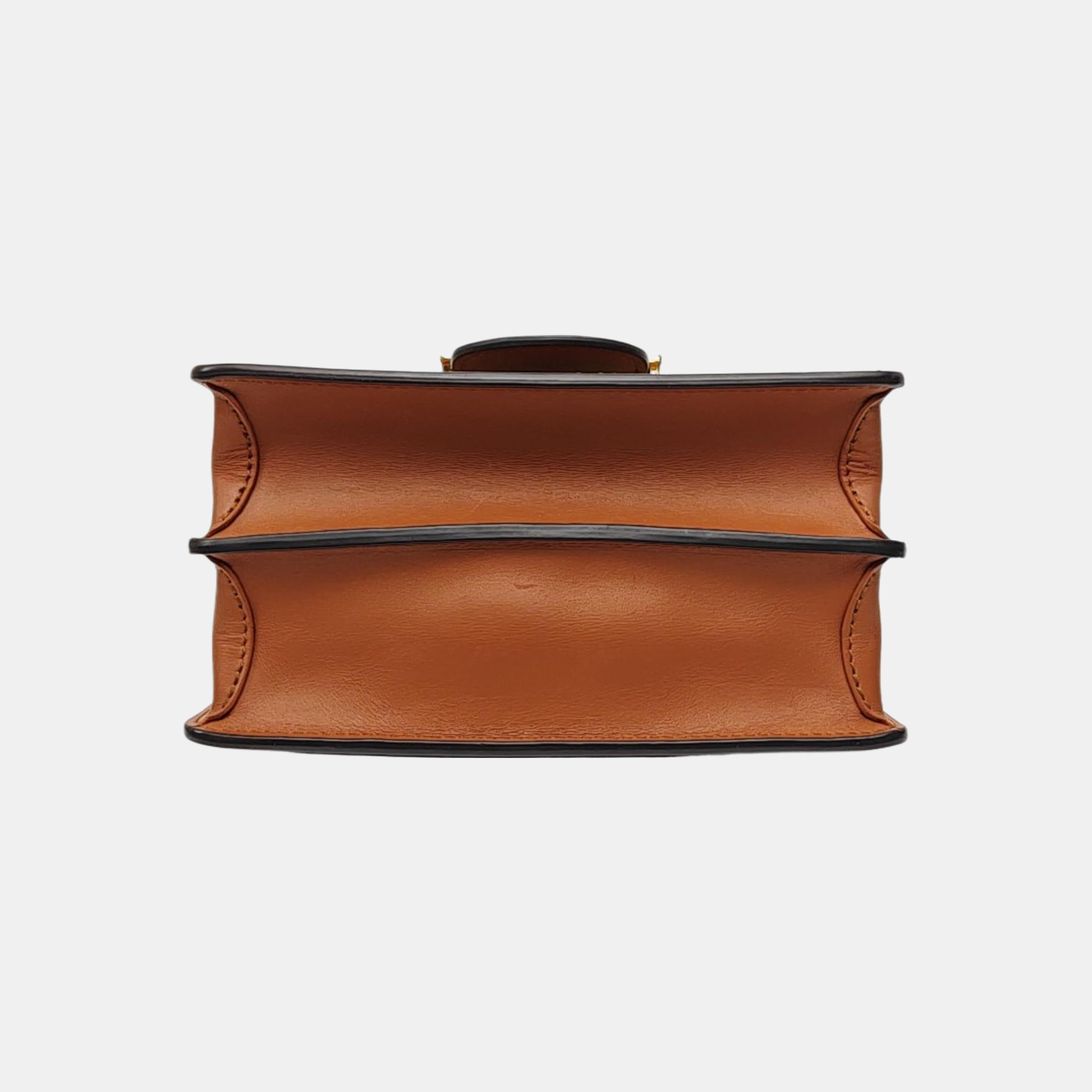 DAUPHINE Mini Monogram Coated Canvas Brown