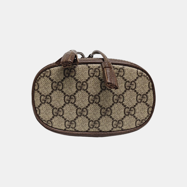 Ophidia Mini Monogram Coated Canvas Beige