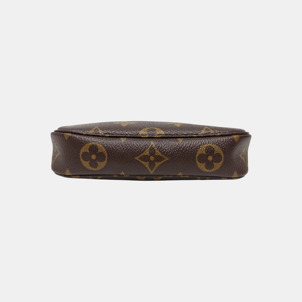 ACCESSOIRES Mini Monogram Coated Canvas Brown