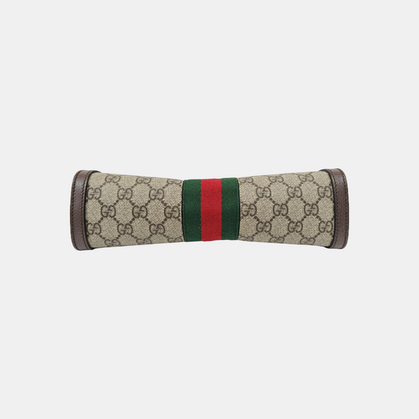 Ophidia Small Monogram Coated Canvas Beige