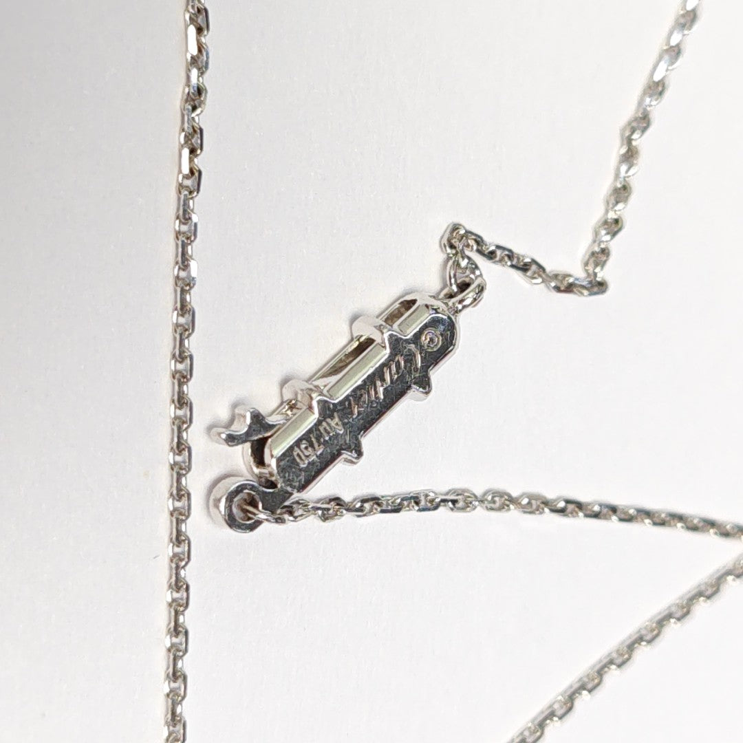 TRINITY 18k White Gold Silver Necklace