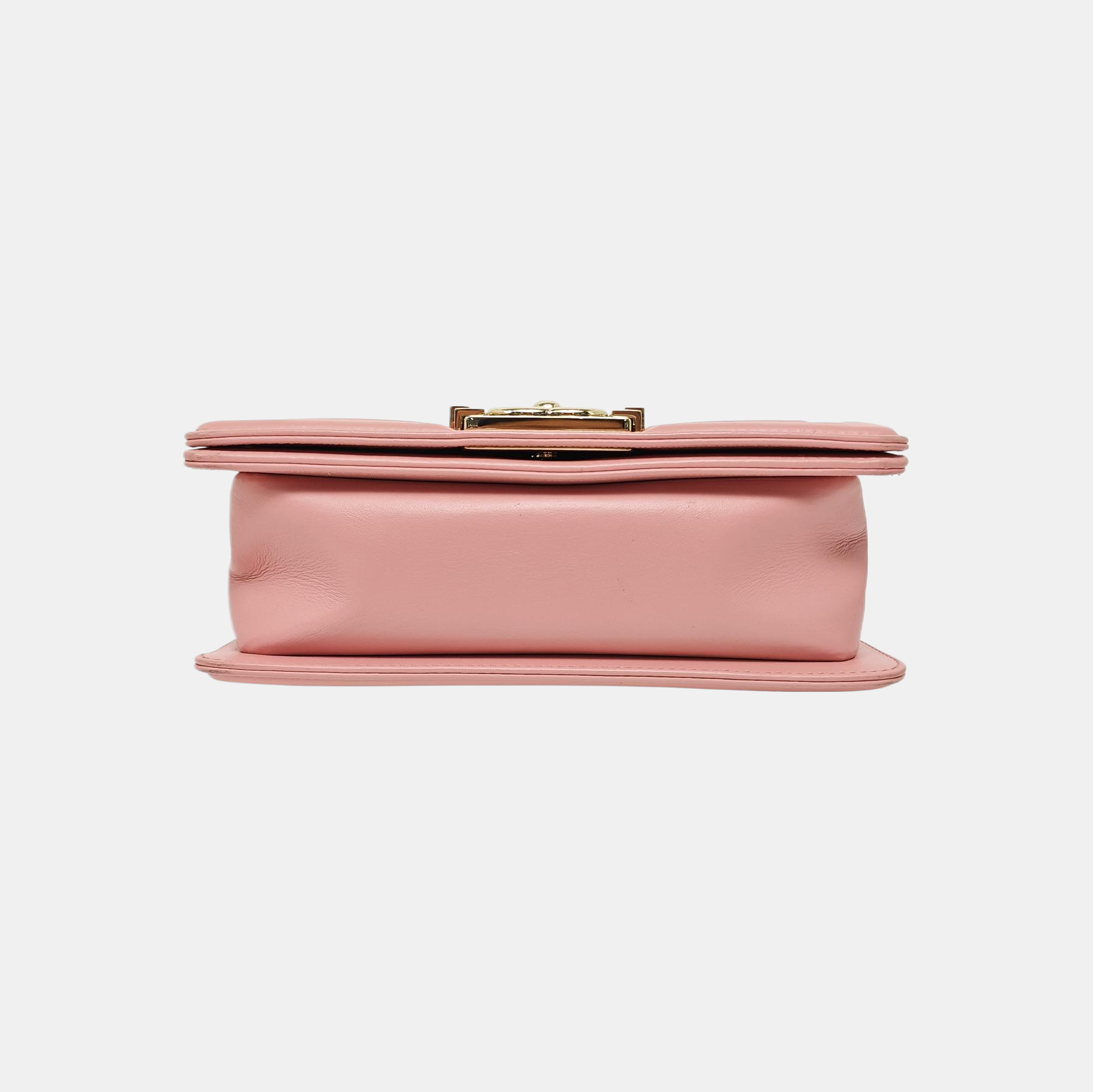 BOY CHANEL Small Quilted Calfskin Pink