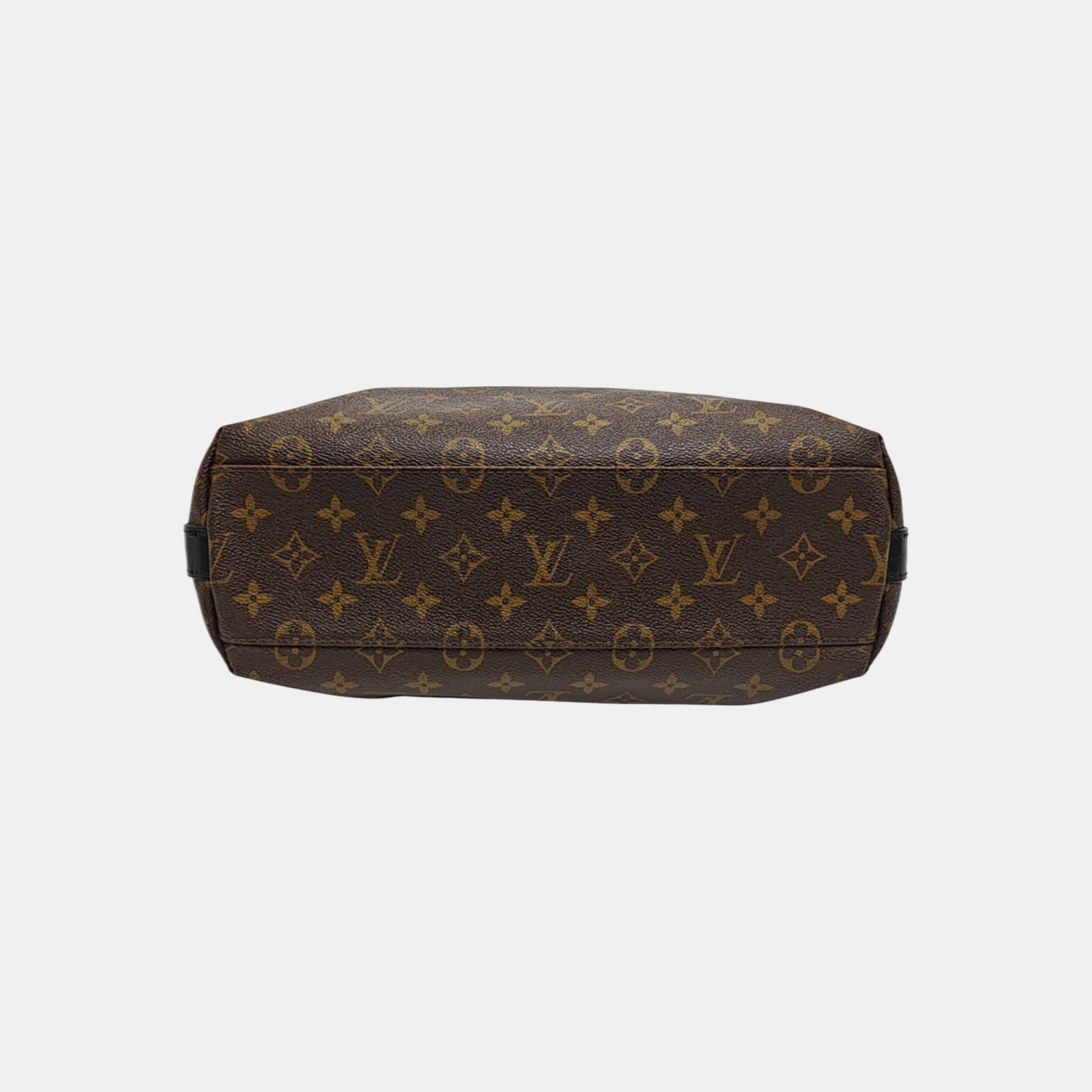 KITAN Monogram Coated Canvas Brown