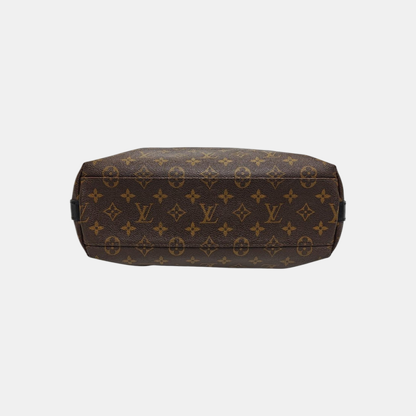 KITAN Monogram Coated Canvas Brown