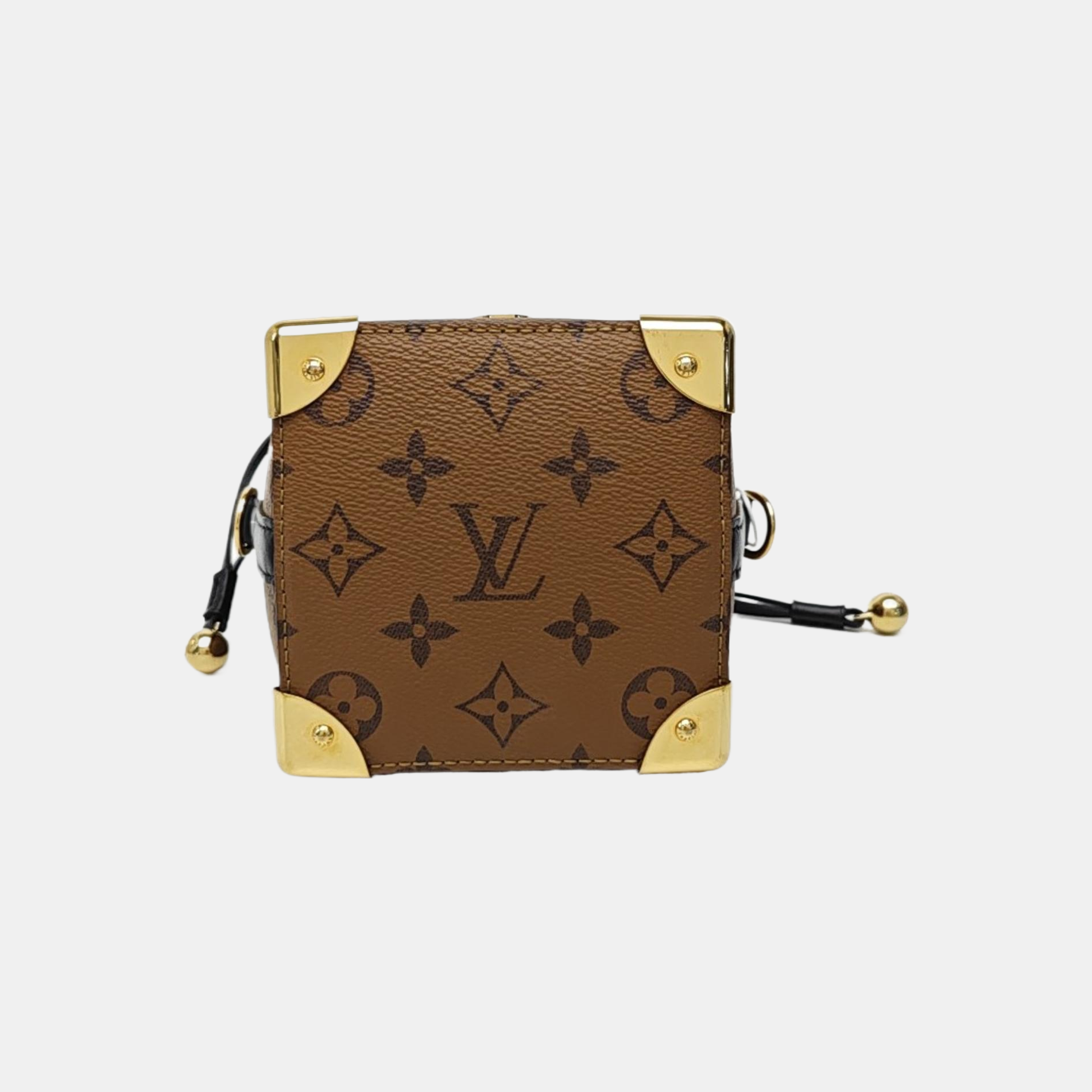 NOÉ PURSE LV CHARMS Monogram Coated Canvas Brown