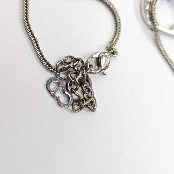 CD Swing Metal Silver Necklace