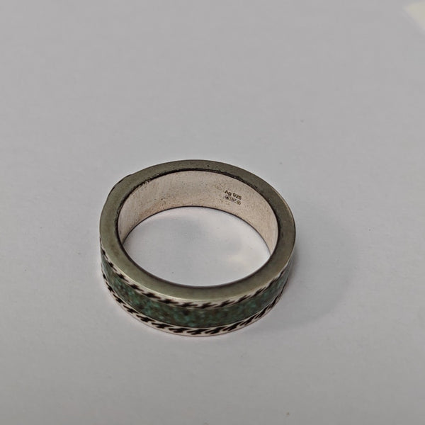 Interlocking G 925 Sterling Silver Ring HK 14