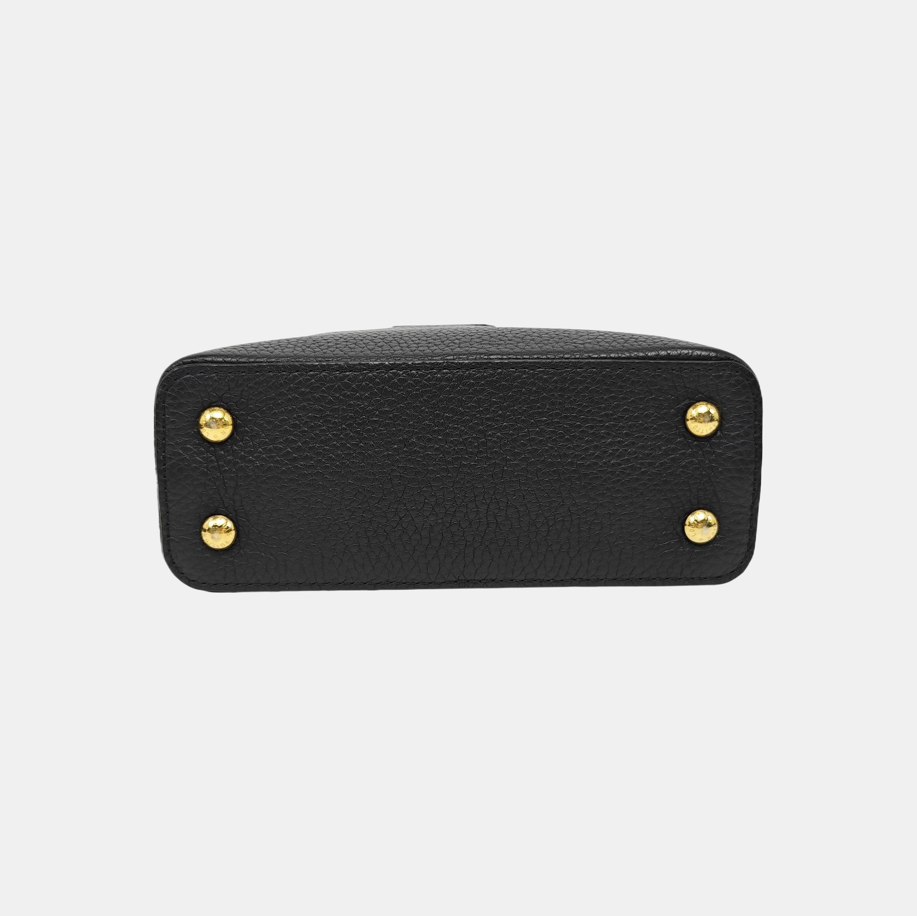 CAPUCINES Mini Calfskin Black