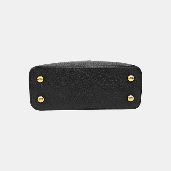 CAPUCINES Mini Calfskin Black