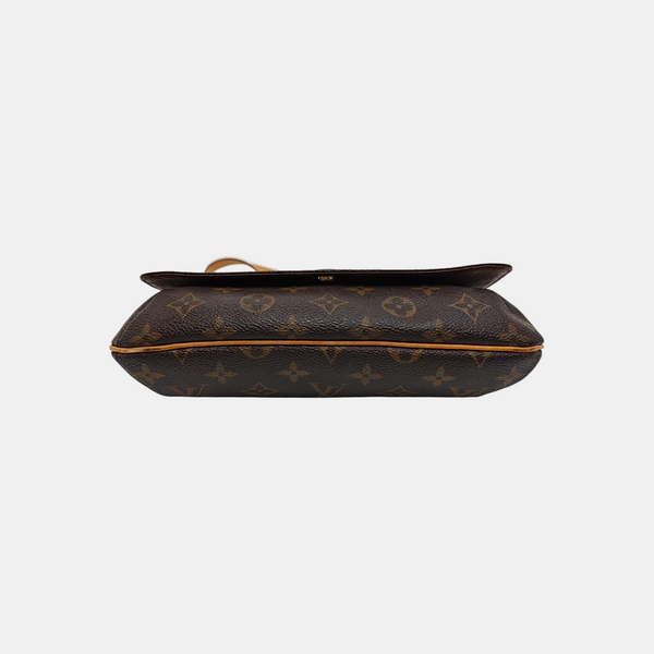 MUSETTE TANGO Monogram Coated Canvas Brown