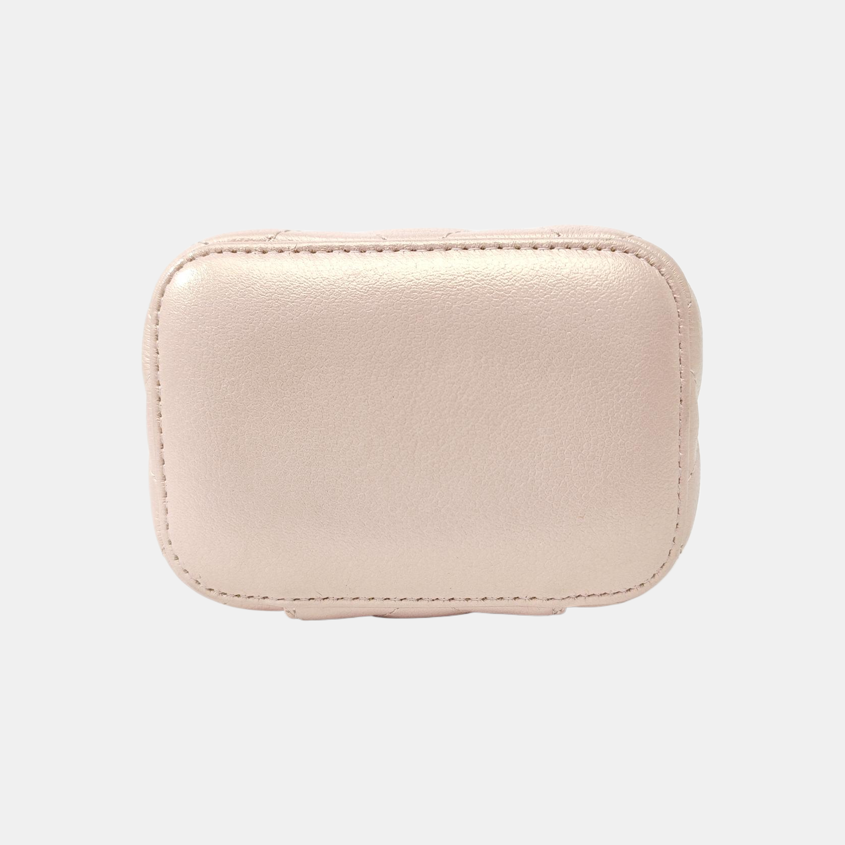 Quilted Calfskin Top Handle Bag Pink