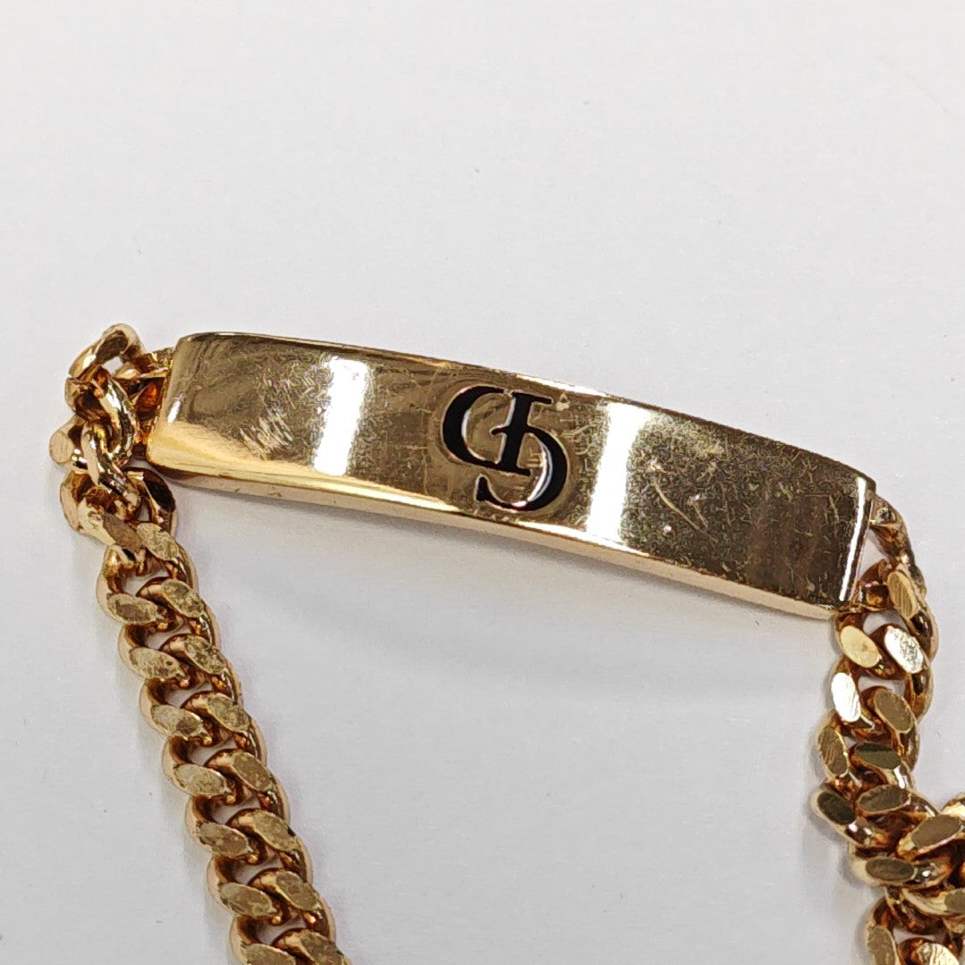 Petit CD Metal Gold Bracelet