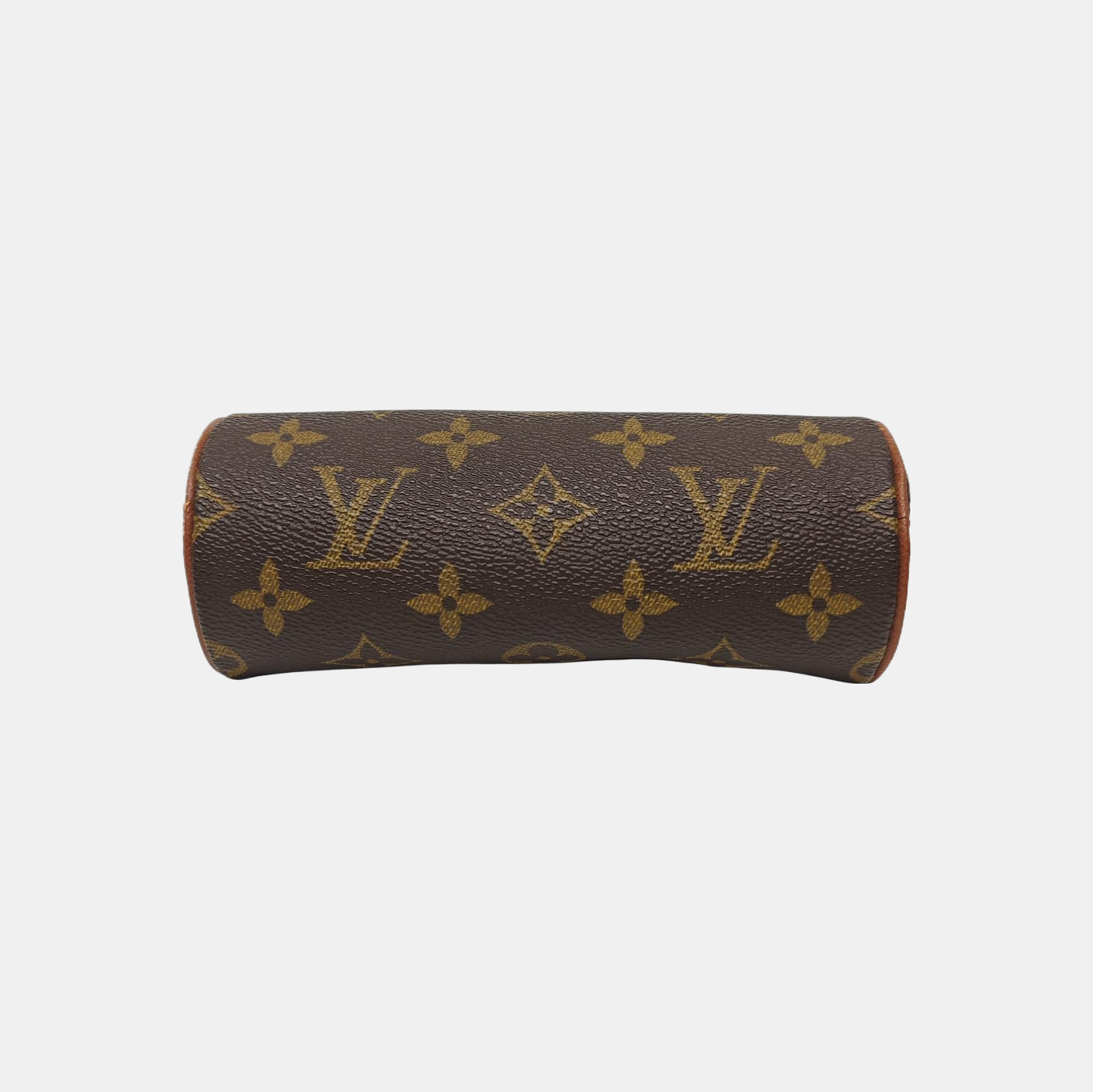 PAPILLON Mini Monogram Coated Canvas Brown