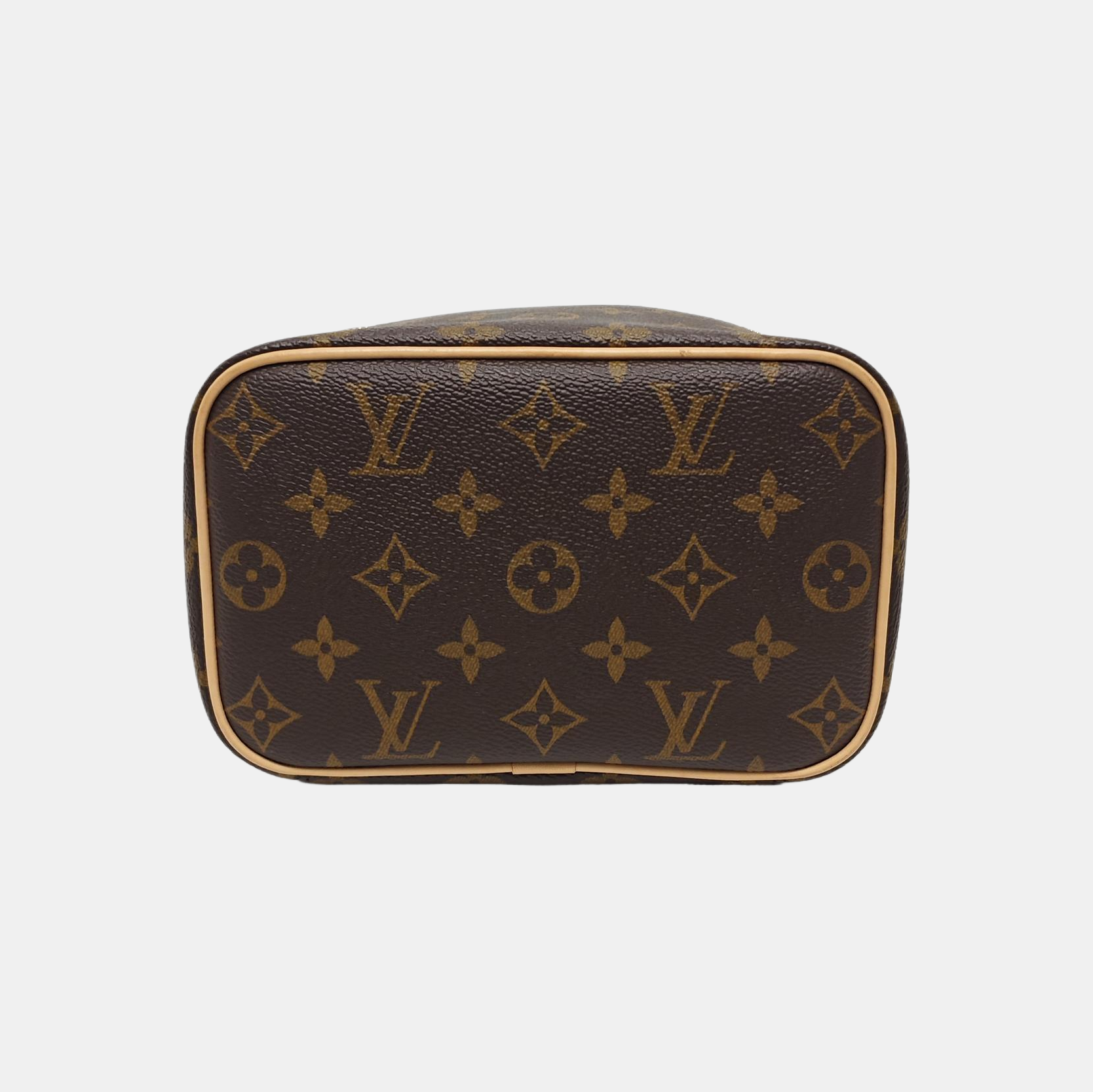 NICE Mini Monogram Coated Canvas Brown