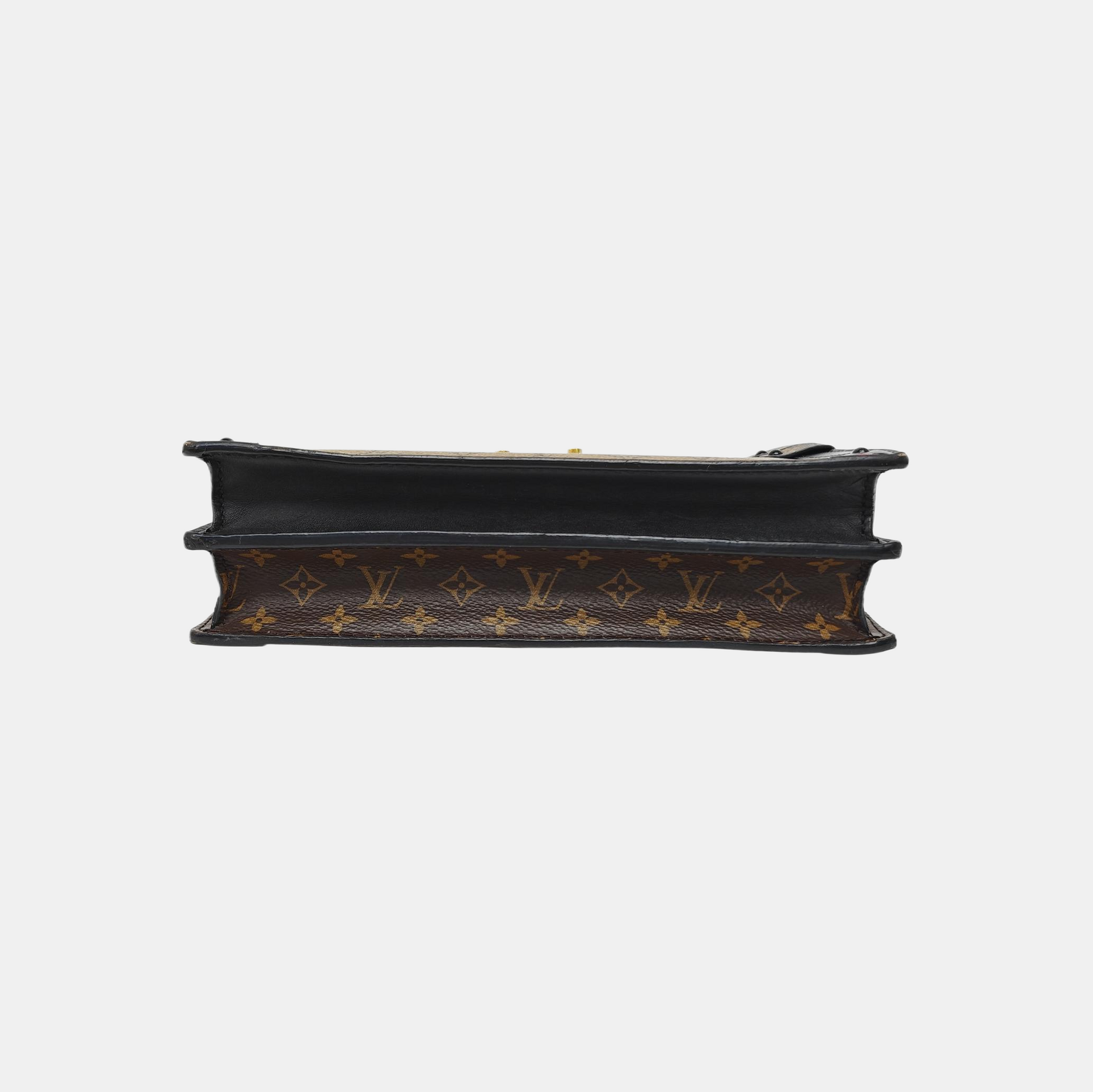 TRUNK Monogram Coated Canvas Brown