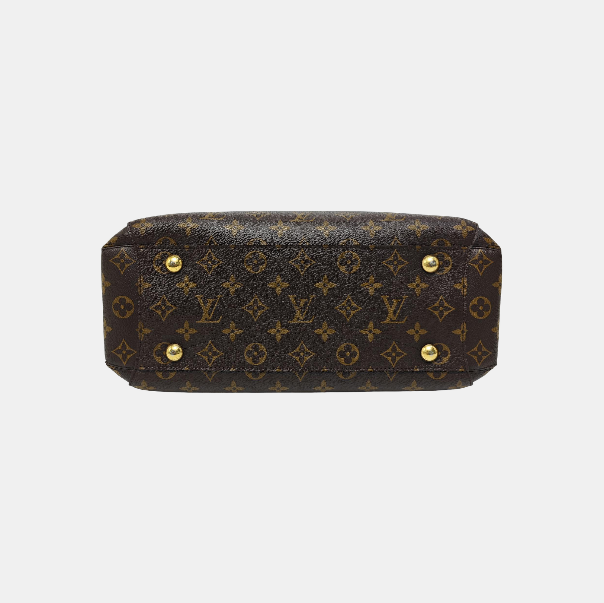 MONTAIGNE Monogram Coated Canvas Brown